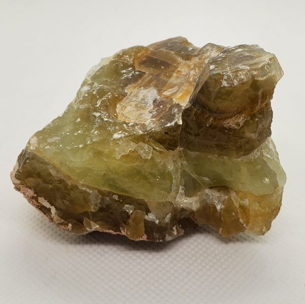 Solid Green Calcite Crystal.