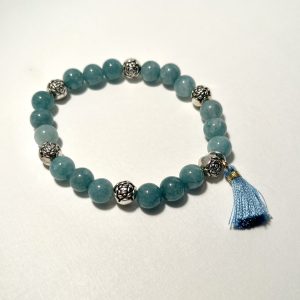 Blue Chalcedony bracelet.