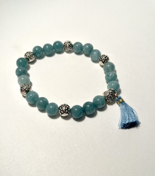 Blue Chalcedony bracelet.