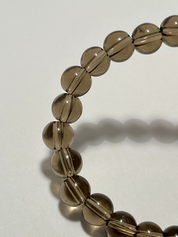 Smokey Quartz Bracelet. Zoomed In.