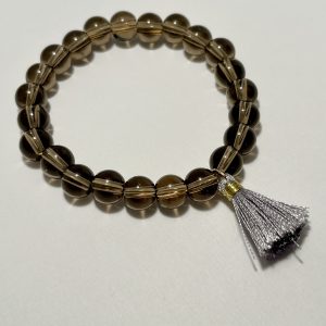 Smokey Quartz Bracelet with tassel.