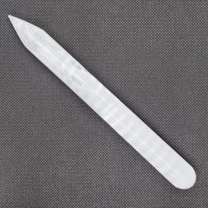 Selenite Wand. Clears etheric blockages and debris.